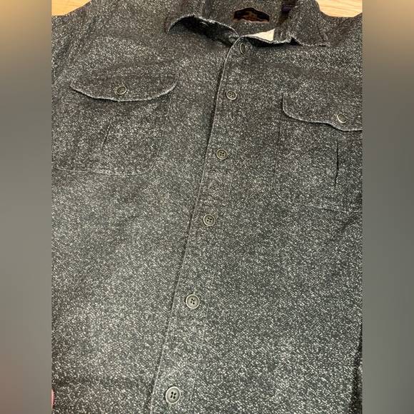 Freedom Foundry Mens Chamois Green Flannel Button Down Shirt size XL - Picture 3 of 12